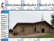 Tablet Screenshot of fumcbrady.org